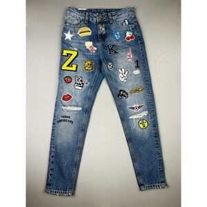 Zoe‎ Karssen Women's 24 Janis Patched Distressed Denim Jeans
